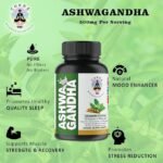 Organic Ashwagandha 1000 mg - 90 Vegan Capsules - Pure Organic Ashwagandha Powder and Root Extract Capsules - Stress Relief, Mood Enhancer - Image 5