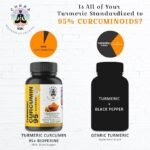Turmeric Curcumin with BioPerine 95% Curcuminoids 500mg - Black Pepper for Max Absorption, Joint Support - Tumeric Supplement, Vegan Herbal Extract, Non-GMO, 90 Capsules - Image 6